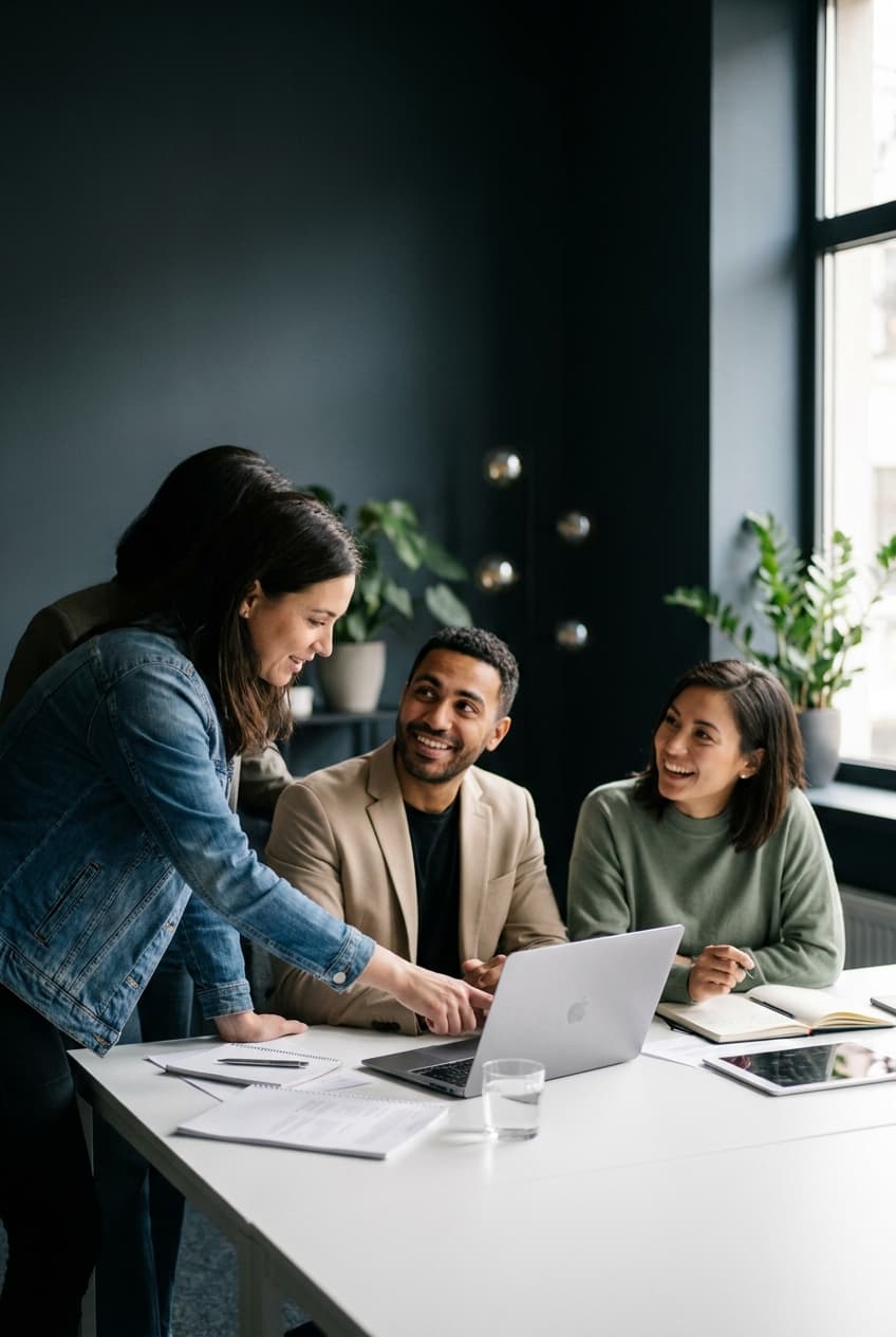 Équipe RH au travail